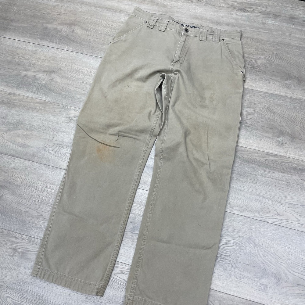 Duluth Flex Fire Hose Men Work Pants Sz 36x34 FAIR Work